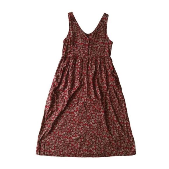 Norton McNaughton Dresses & Skirts - Vintage Norton McNaughton Petites Leafy Floral Print Sleeveless Dress Women's 8